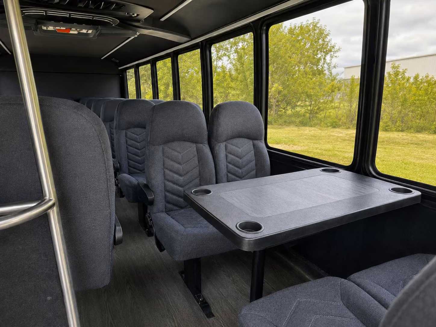 15 passenger minibus interior
