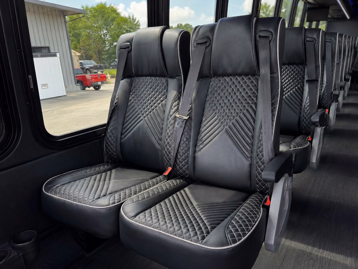 westminster charter bus rental interior